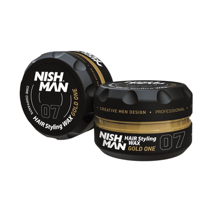 Nishman Hair Styling Wax – Gold One No-07
